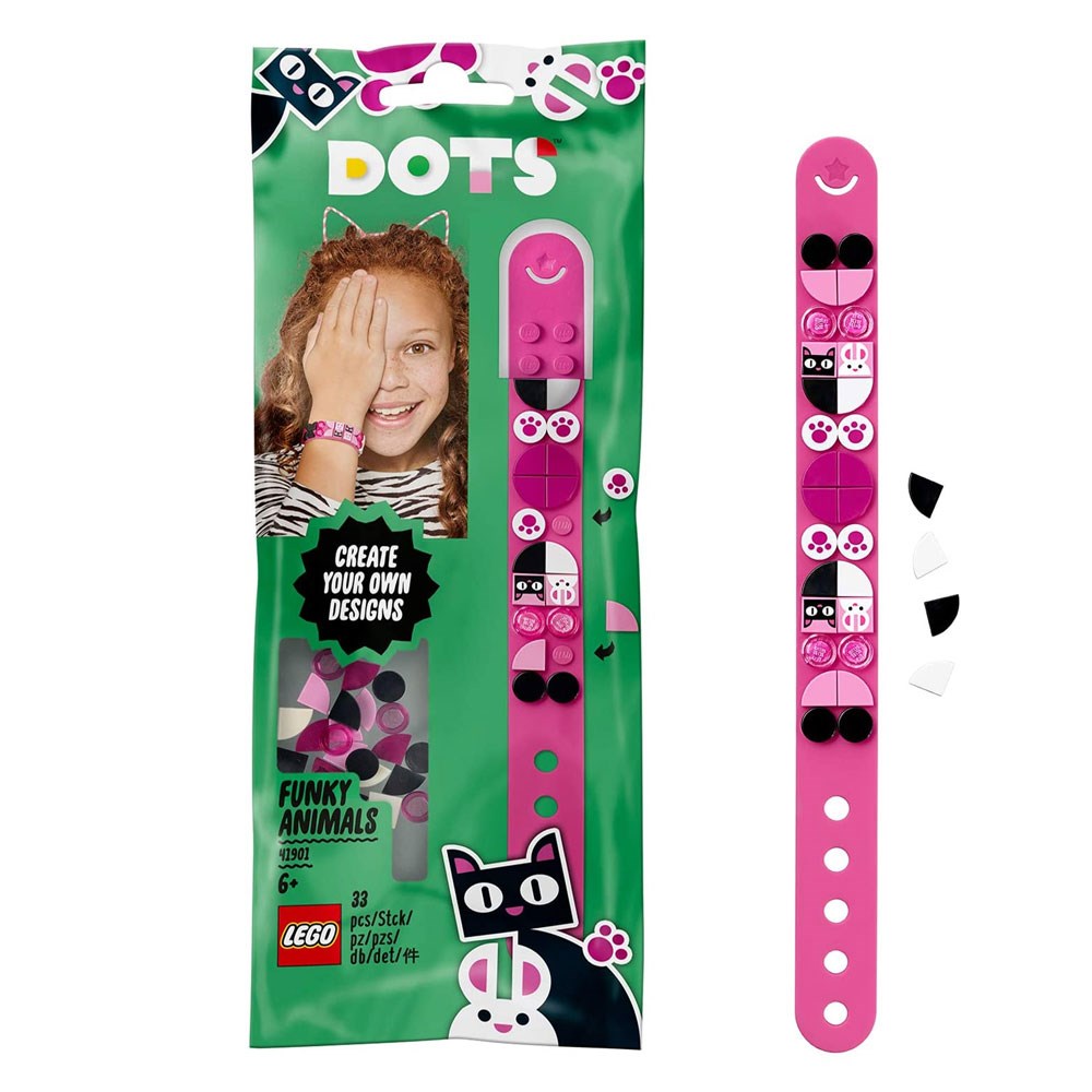 Lego Dots, Lego, LEGO Dots Animals Bracelet 41901 Sevimli Hayvanlar Bileklik Lego Seti