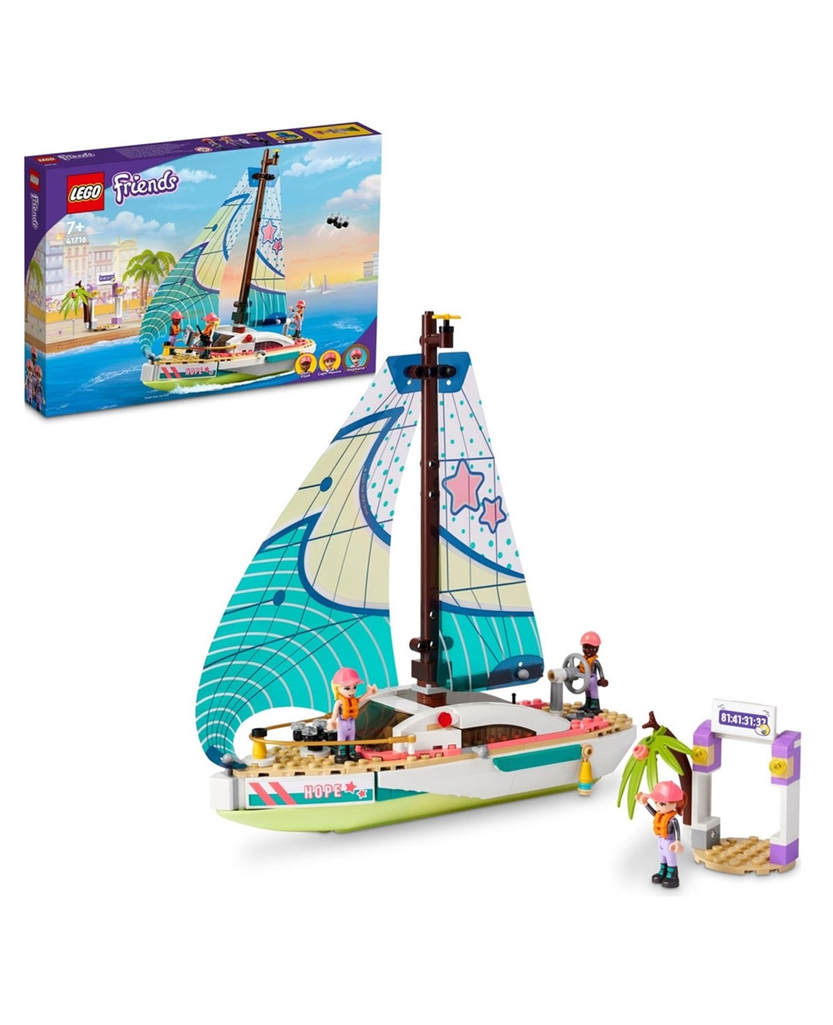 Lego Friends, Lego, LEGO Friends Stephanie'nin Yelkenli Macerası 41716