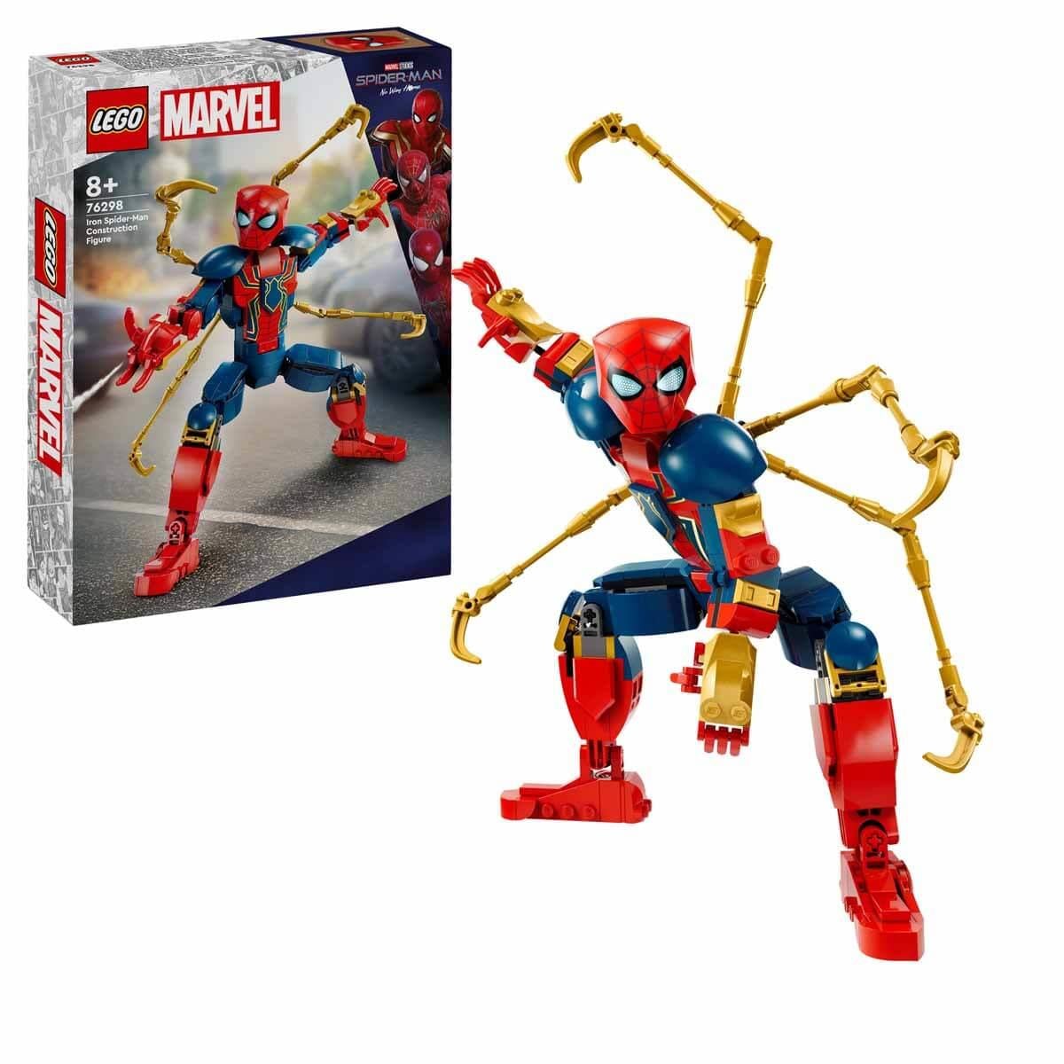 Lego Marvel, Lego, LEGO Marvel Iron Örümcek Adam Yapım Figürü 76298