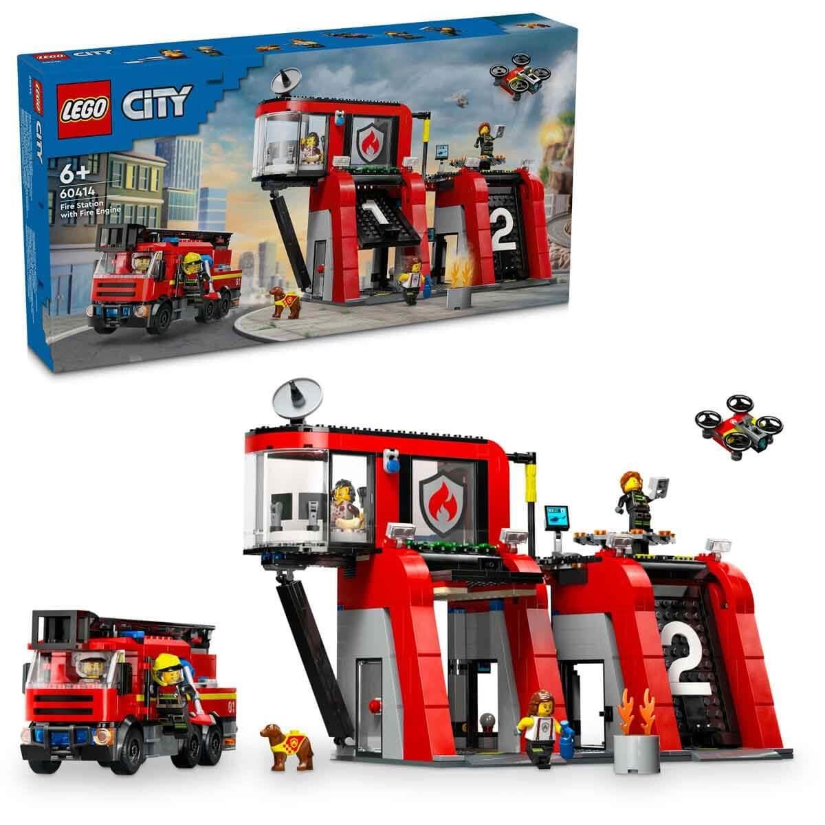 Lego Oyun Setleri, Lego, LEGO City İtfaiye Kamyonlu İtfaiye Merkezi 60414