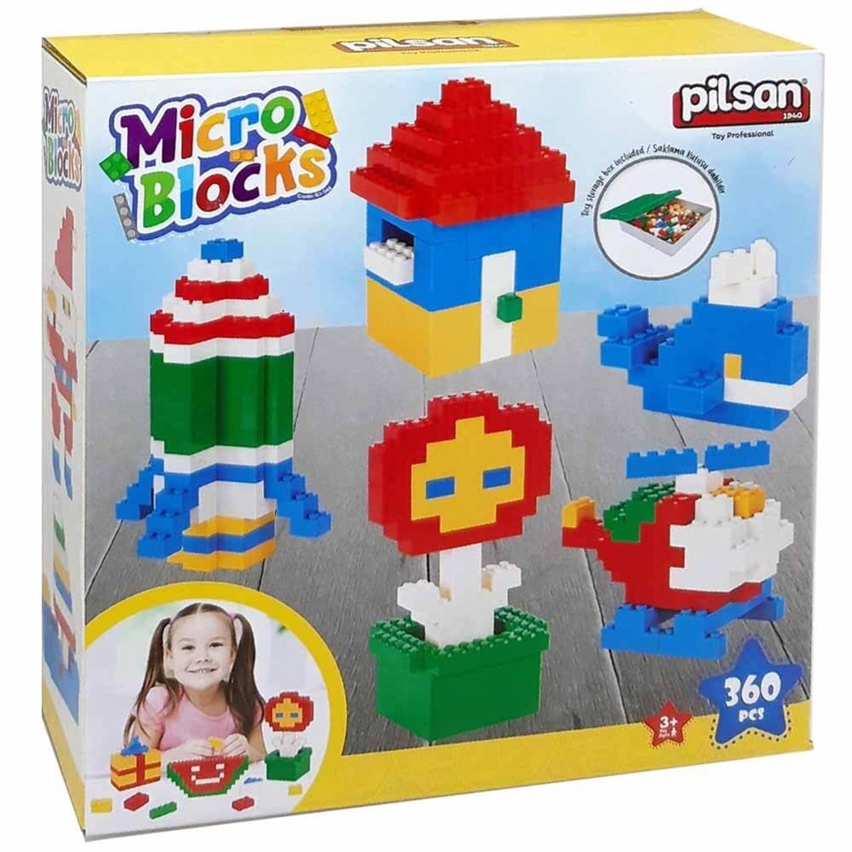 Lego Oyun Setleri, Pilsan, Pilsan Mikro Bloklar 360 Parça