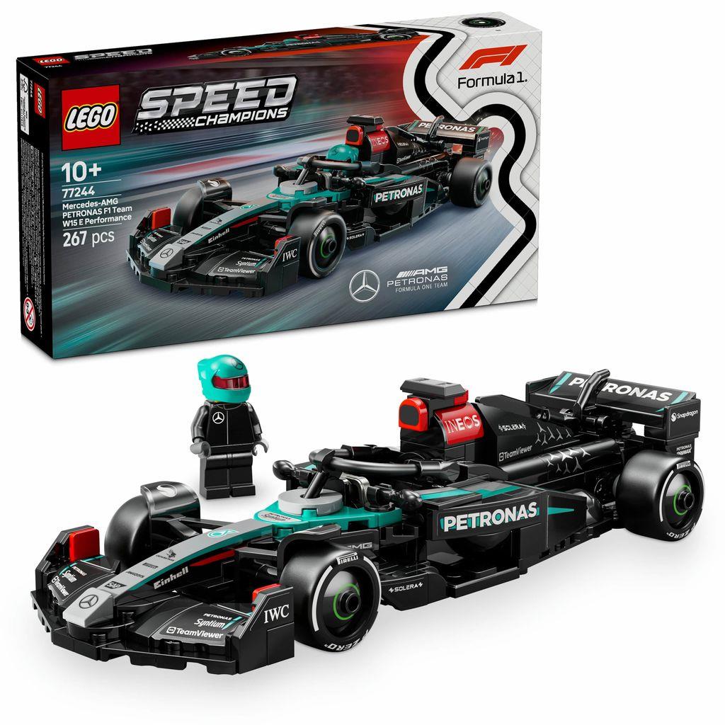 Lego Speed Champion, Lego, LEGO Speed Champions Mercedes-AMG F1 W15 Yarış Arabası 77244