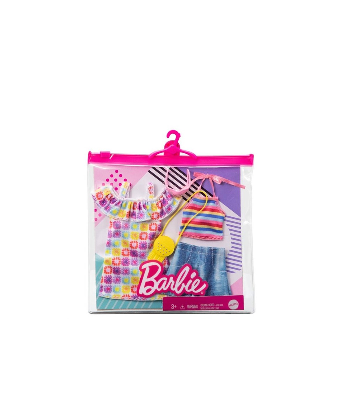 Makyaj ve Güzellik Setleri, Barbie, Barbie'nin Kıyafet Koleksiyonu 2'li Paketler GWF04 GWC32 GRC91