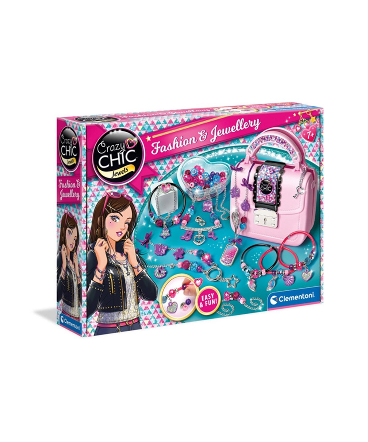 Makyaj ve Güzellik Setleri, Clementoni, Clementoni Crazy Chic Moda ve Takılar 18598
