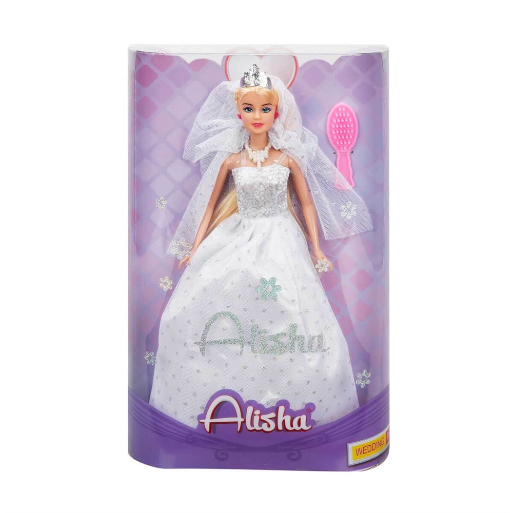 Manken Bebekler, Sunman, Alisha Gelinlikli 29 cm