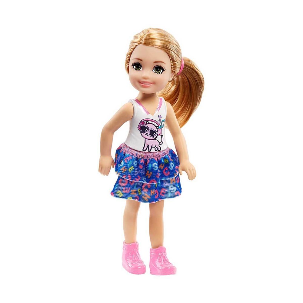 Manken Bebekler, Barbie, Barbie Aksesuarlı Chelsea Bebekler DWJ33 FRL82 Kedi Desenli