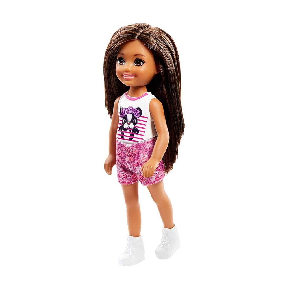 Manken Bebekler, Barbie, Barbie Aksesuarlı Chelsea Bebekler DWJ33 FRL81 Köpek Desenli