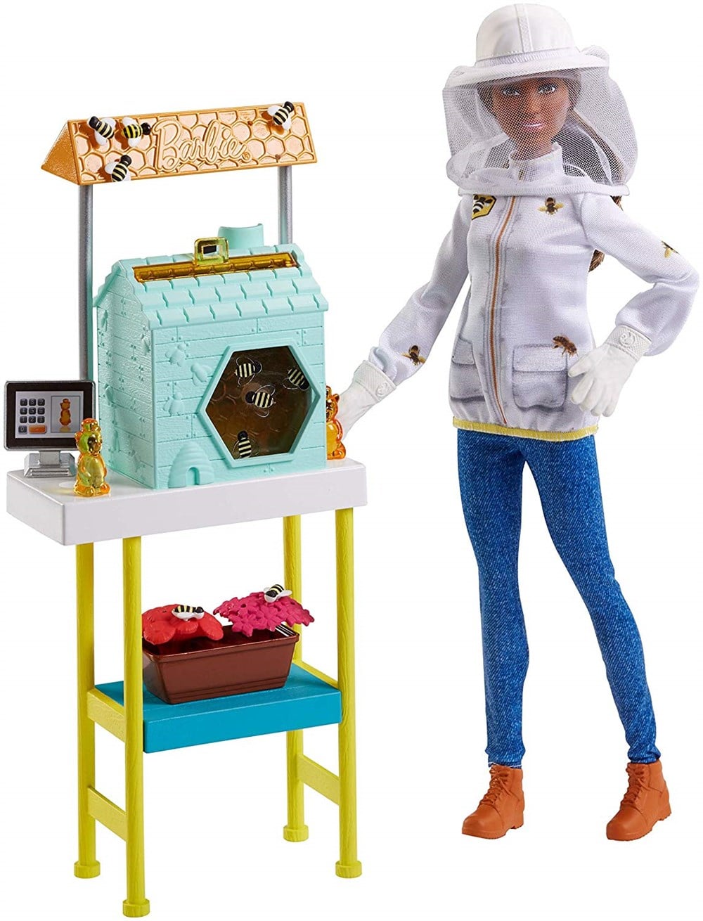 Manken Bebekler, Barbie, Barbie Ben Büyüyünce Meslek Setleri Arı Yetiştiricisi DHB63 FRX32