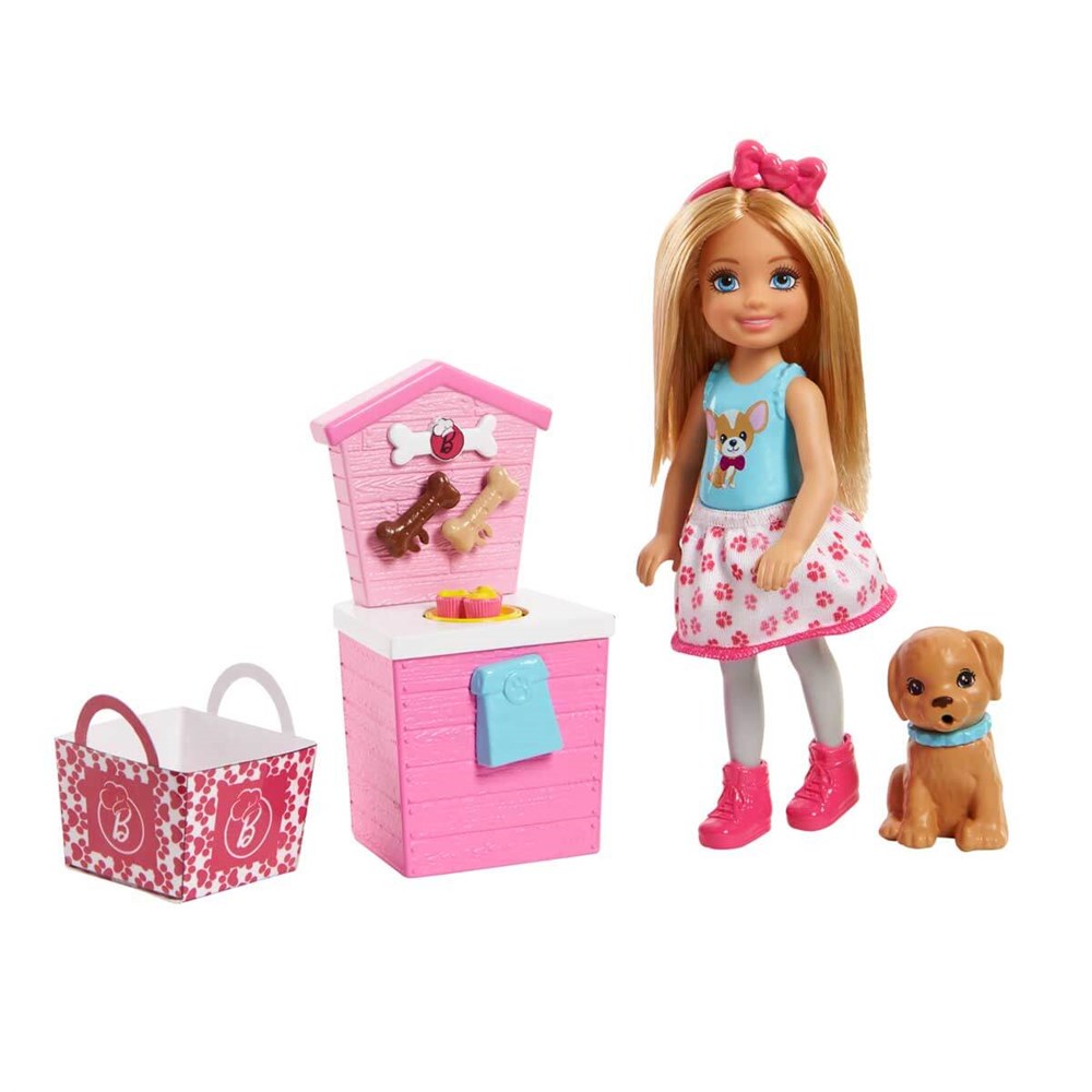 Manken Bebekler, Barbie, Barbie Chelsea Mutfakta Oyun Seti FHP66