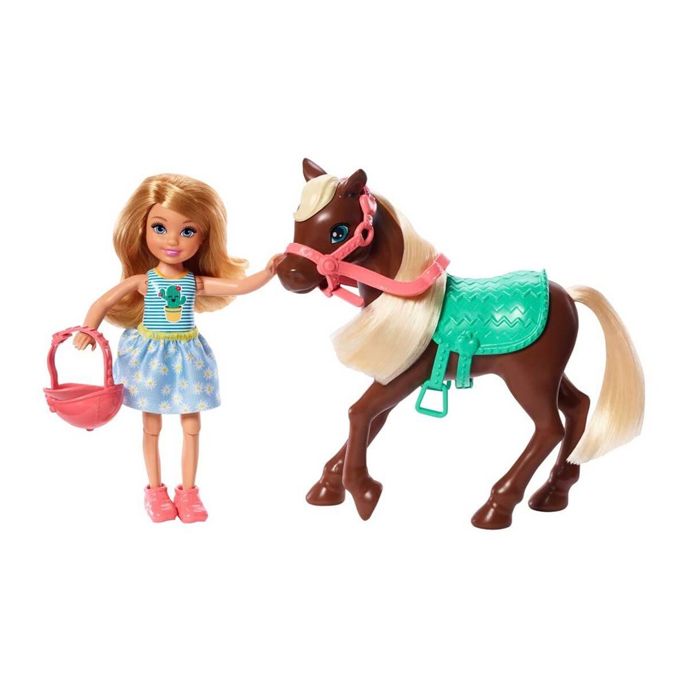 Manken Bebekler, Barbie, Barbie Chelsea ve Sevimli Atı GHV78