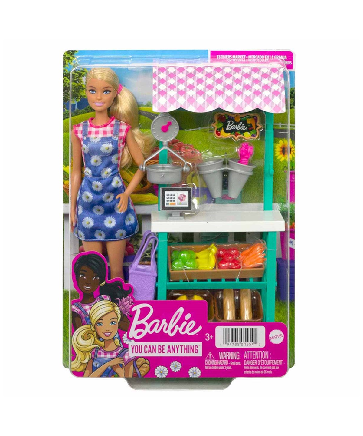 Manken Bebekler, Barbie, Barbie Çiftçi Pazarı Oyun Seti HCN22