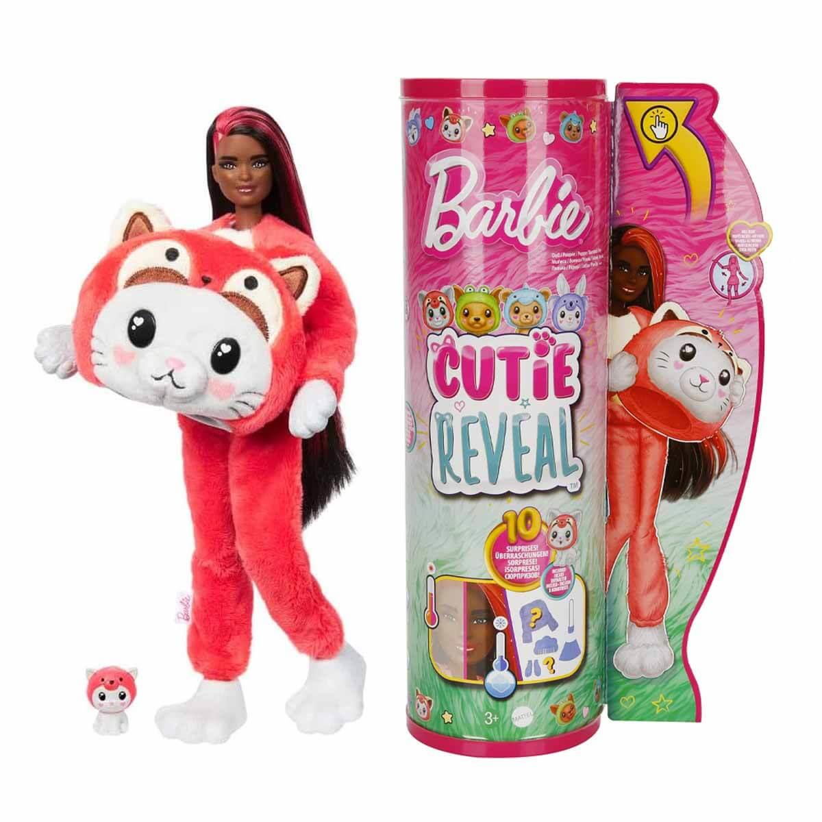 Manken Bebekler, Barbie, Barbie Cutie Reveal Bebek Serisi HRK22 HRK23 Pembe