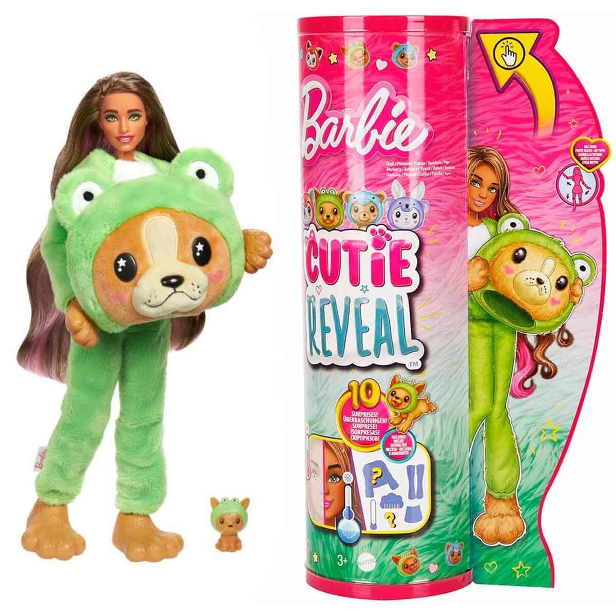 Manken Bebekler, Barbie, Barbie Cutie Reveal Bebek Serisi HRK22 HRK24 Yeşil