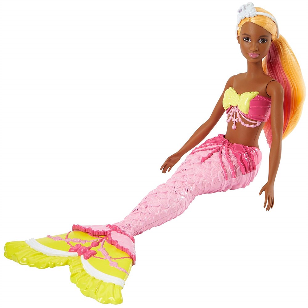 Manken Bebekler, Barbie, Barbie Dreamtopia Deniz Kızı Bebekler Sarı Kuyruk FJC89 FJC91