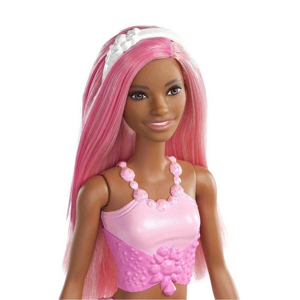 Manken Bebekler, Barbie, Barbie Dreamtopia Deniz Kızı Bebekler FXT08 FXT10 Pembe Saç