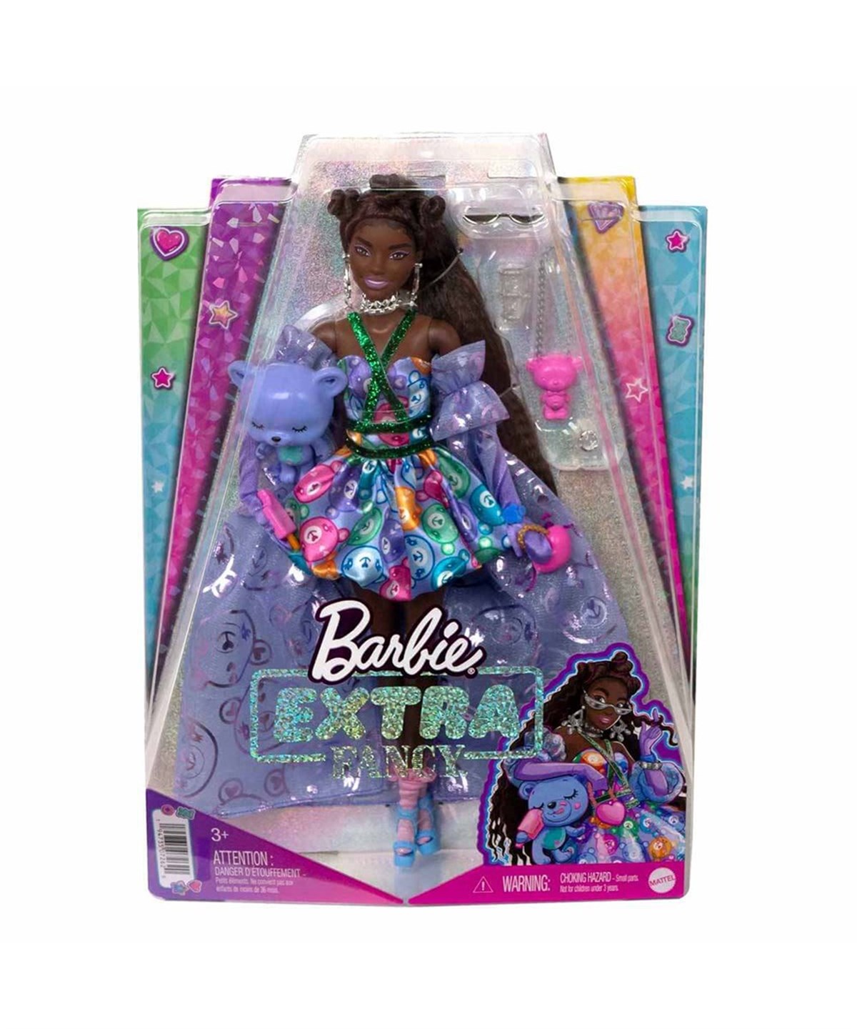 Manken Bebekler, Barbie, Barbie Extra Şık Bebek ve Hayvan Dostu Ayıcık HHN13