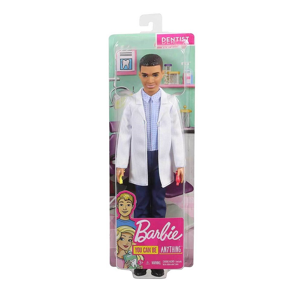 Manken Bebekler, Barbie, Barbie Ken Kariyer Bebekleri FXP01 GJL66 Diş Hekimi