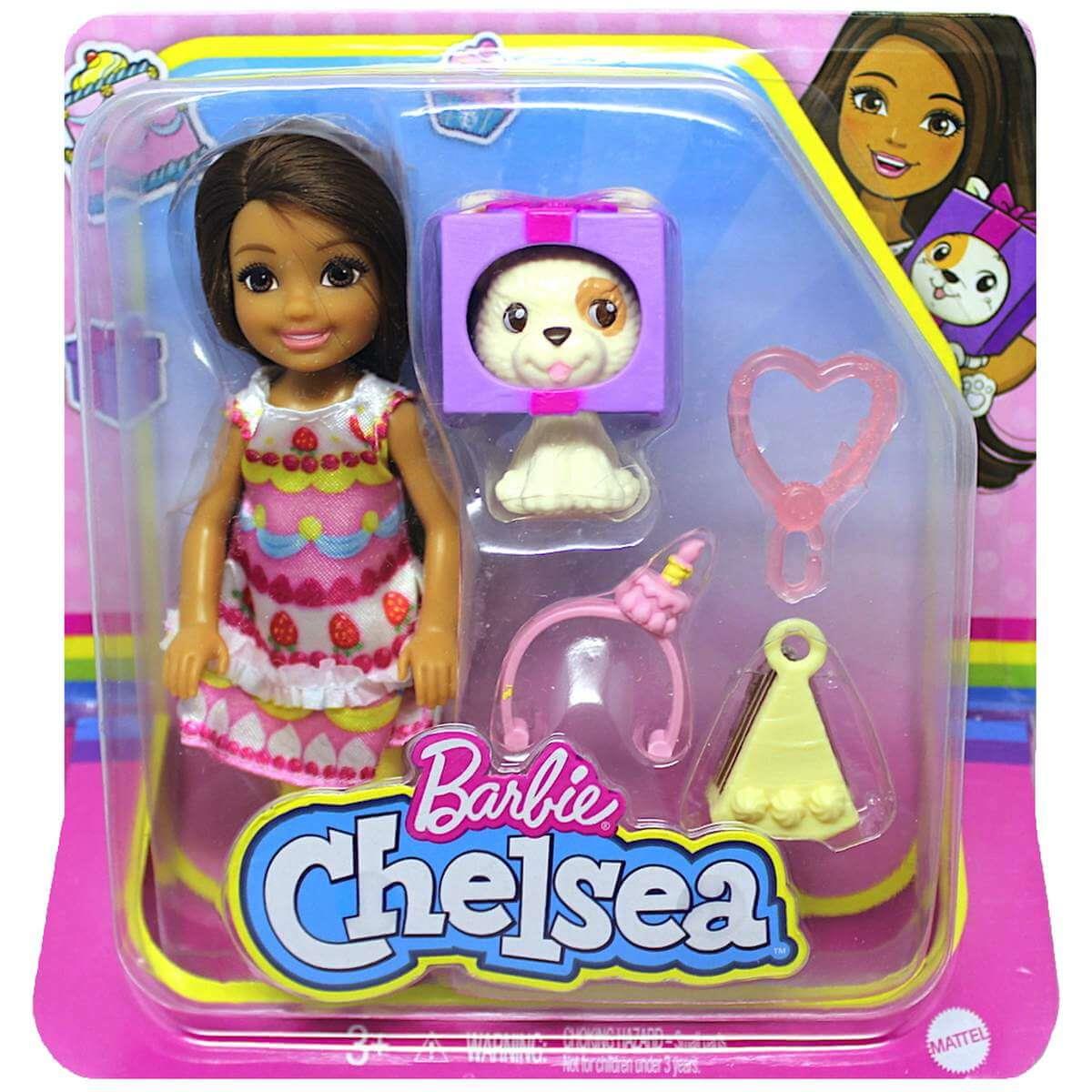 Manken Bebekler, Barbie, Barbie Kostümlü Chelsea ve Hayvancığı Oyun Setleri GHV69 GRP71