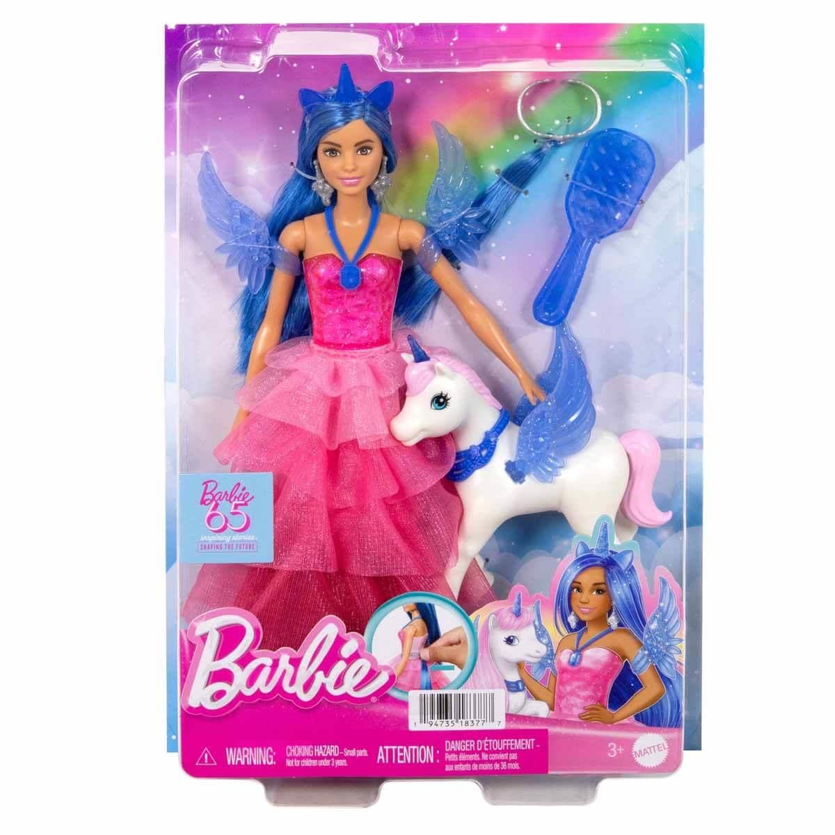 Manken Bebekler, Monster High, Barbie Mavi Saçlı Prenses Bebek HRR16