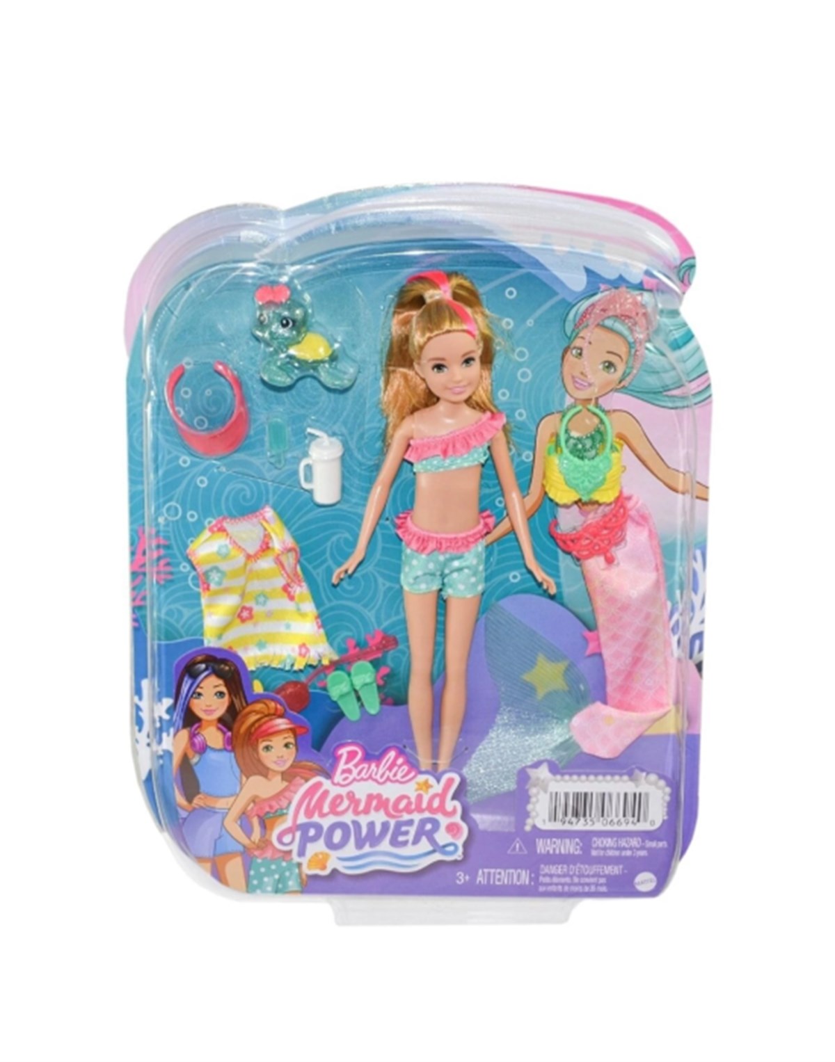 Manken Bebekler, Barbie, Barbie Mermaid Power Bebekleri HHG54  HHG56 Stacie