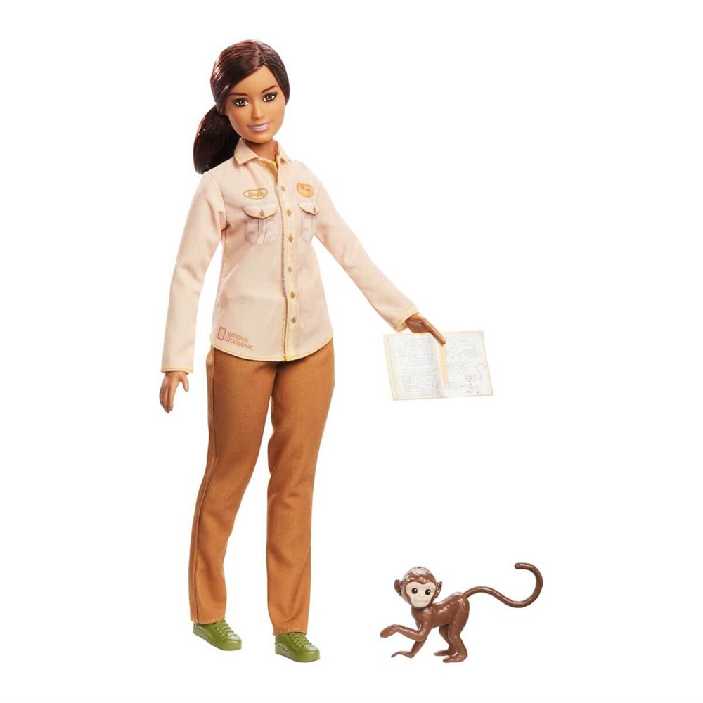 Manken Bebekler, Barbie, Barbie National Geographic Bebekleri GDM44 GDM48 Doğa Dostu