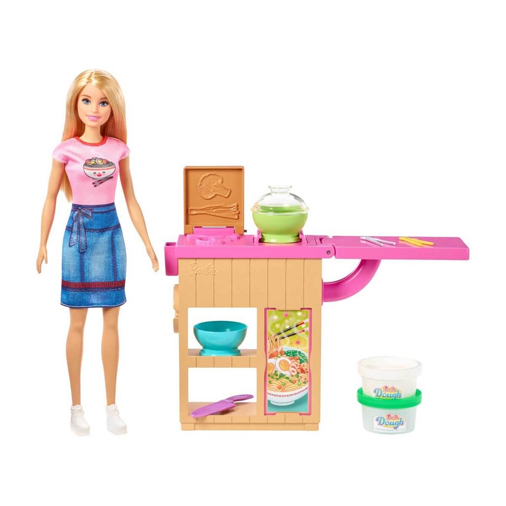 Manken Bebekler, Barbie, Barbie Noodle Yapıyor Oyun Seti GHK43