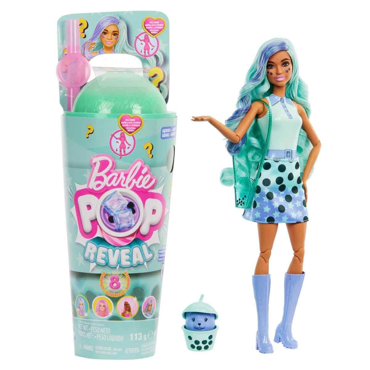 Manken Bebekler, Barbie, Barbie Pop Reveal Bubble Tea Serisi HTJ18 HTJ21 Green Tea