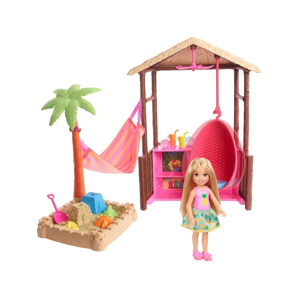 Manken Bebekler, Barbie, Barbie Seyahatte Chelseanin Kum Eğlencesi Oyun Seti FWV24