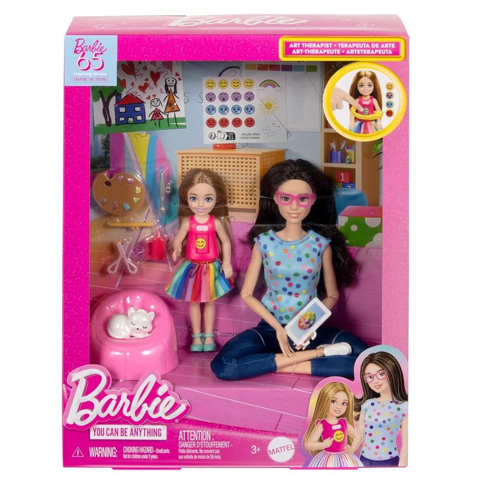 Manken Bebekler, Barbie, Barbie ve Chelsea Sanat Atölyesi Oyun Seti HRG48