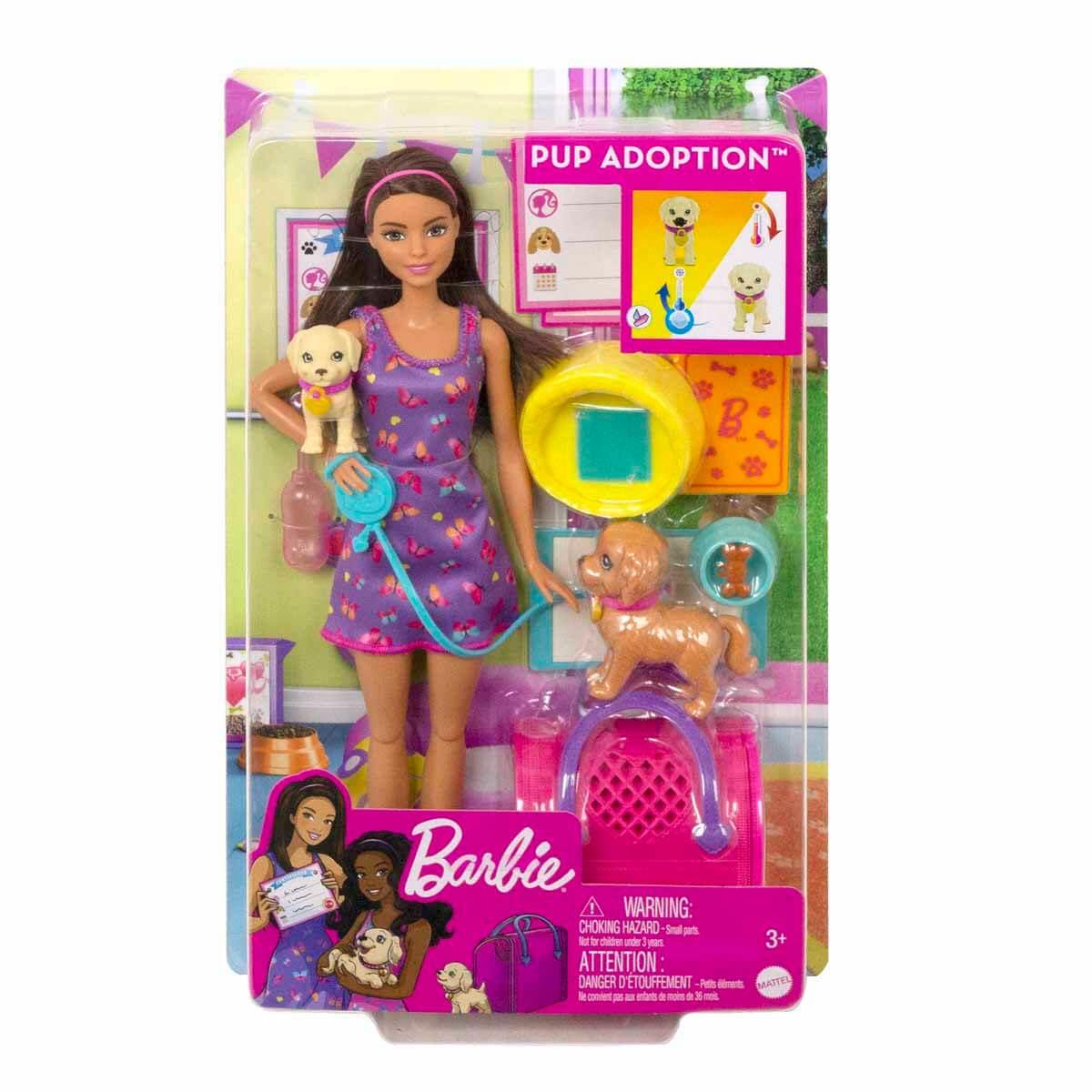 Manken Bebekler, Barbie, Barbie ve Köpekçikleri Oyun Seti HKD86