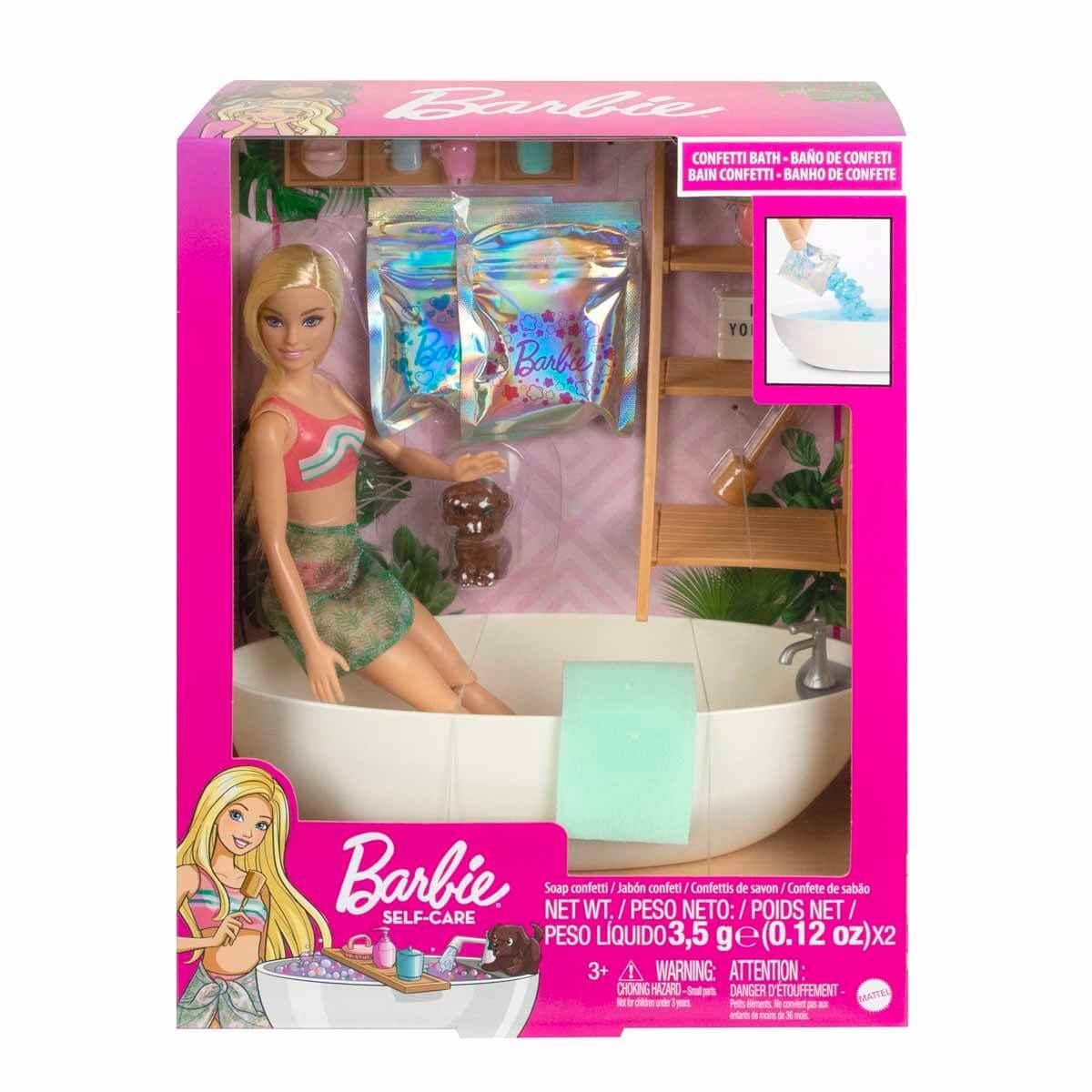 Manken Bebekler, Barbie, Barbie Wellness Barbie'nin Spa Günü Oyun Seti HKT92
