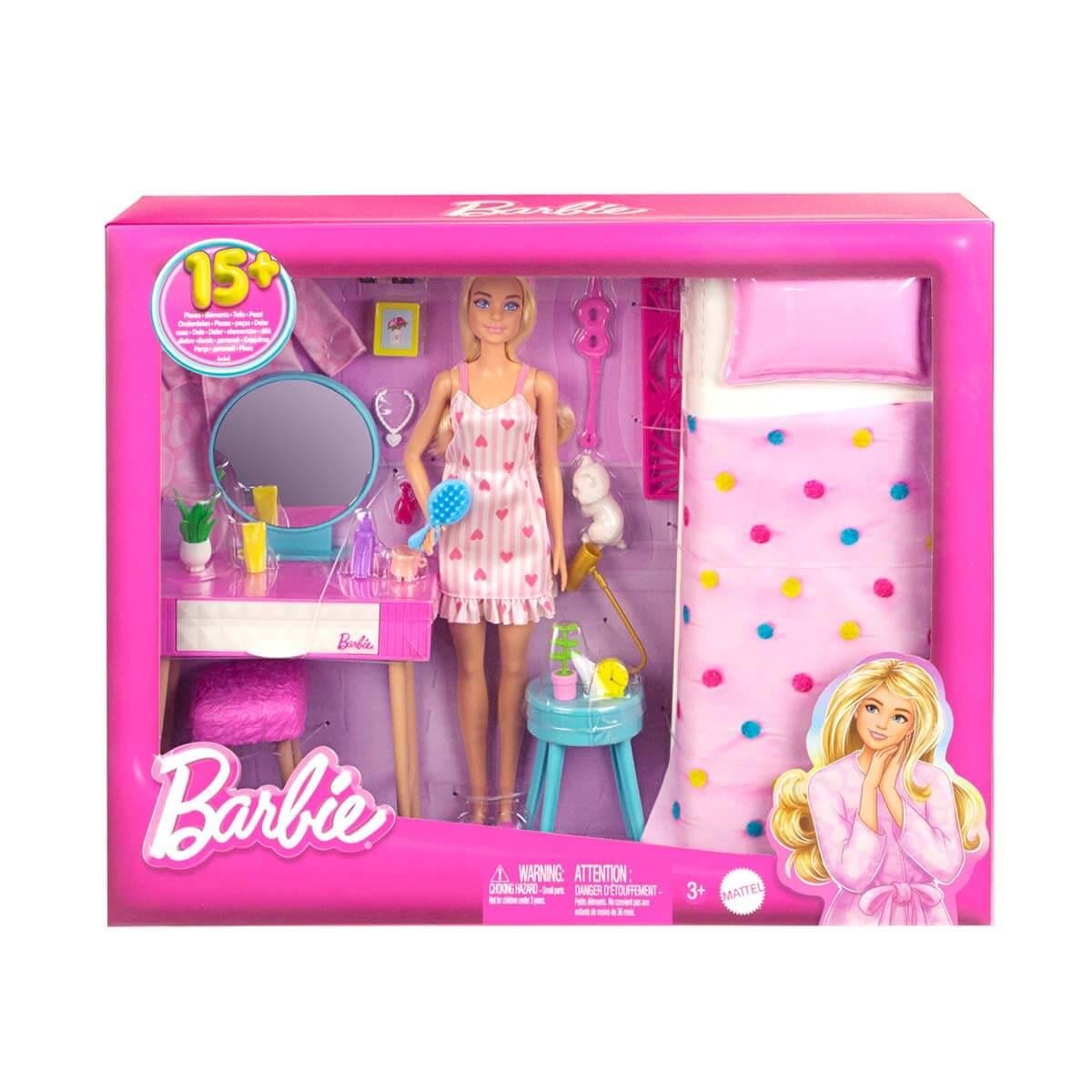 Manken Bebekler, Barbie, Barbie'nin Yatak Odası Oyun Seti HPT55