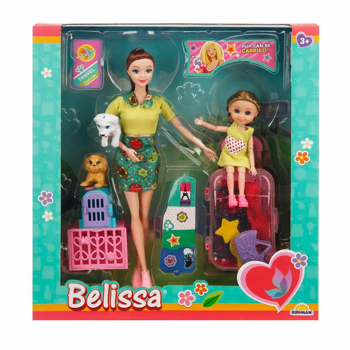 Manken Bebekler, Sunman, Belissa ve Annesi Yolculuk Zamanı 30462 Esmer