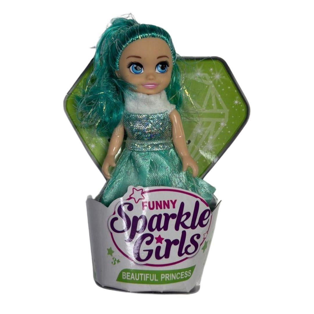 Manken Bebekler, Ceren, CTOY Işıltılı Mini Bebek 74021 Yeşil