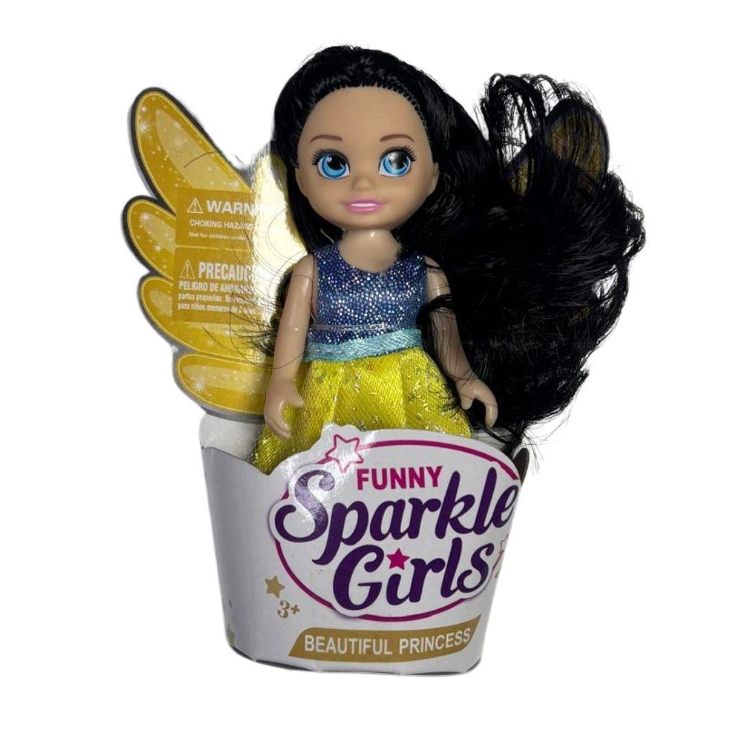 Manken Bebekler, Ceren, CTOY Işıltılı Mini Bebek 74014 Siyah