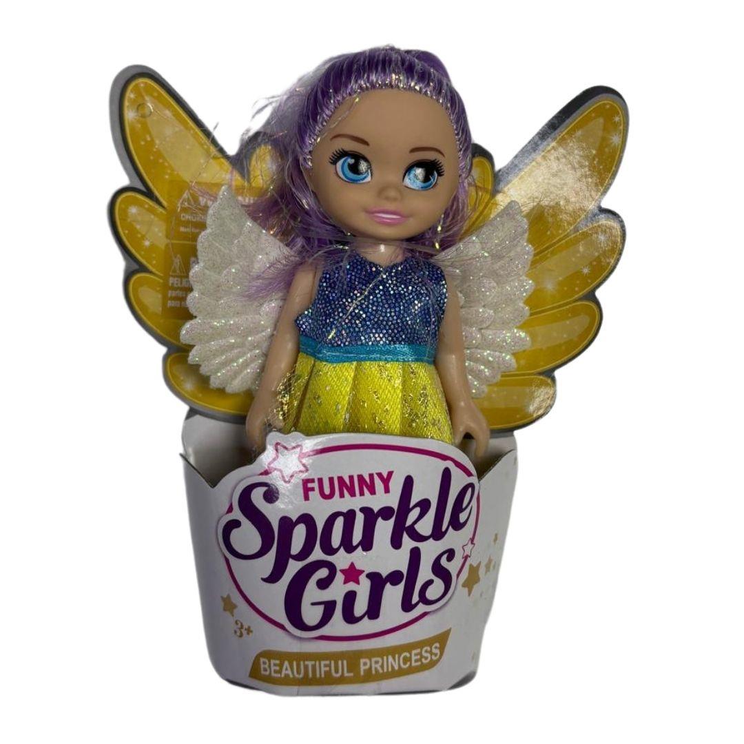 Manken Bebekler, Ceren, CTOY Işıltılı Mini Peri Bebek 74038 Mor