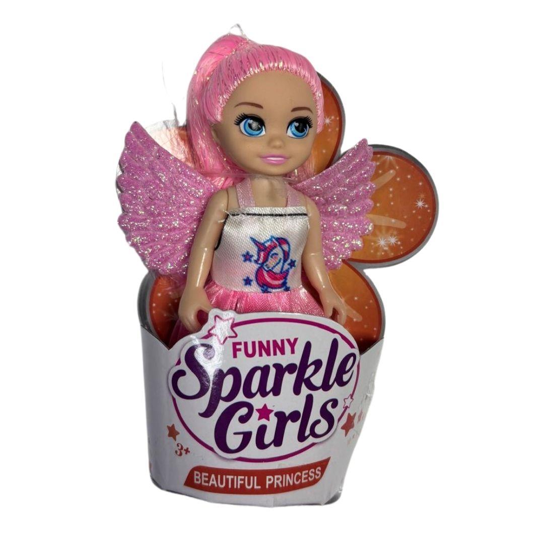Manken Bebekler, Ceren, CTOY Işıltılı Mini Peri Bebek 74038 Pembe