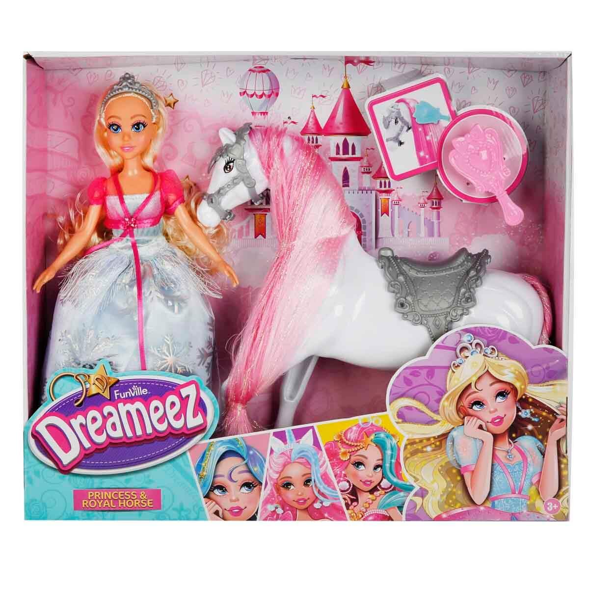 Manken Bebekler, Sunman, Dreameez Prenses Bebek ve Atı Oyun Seti