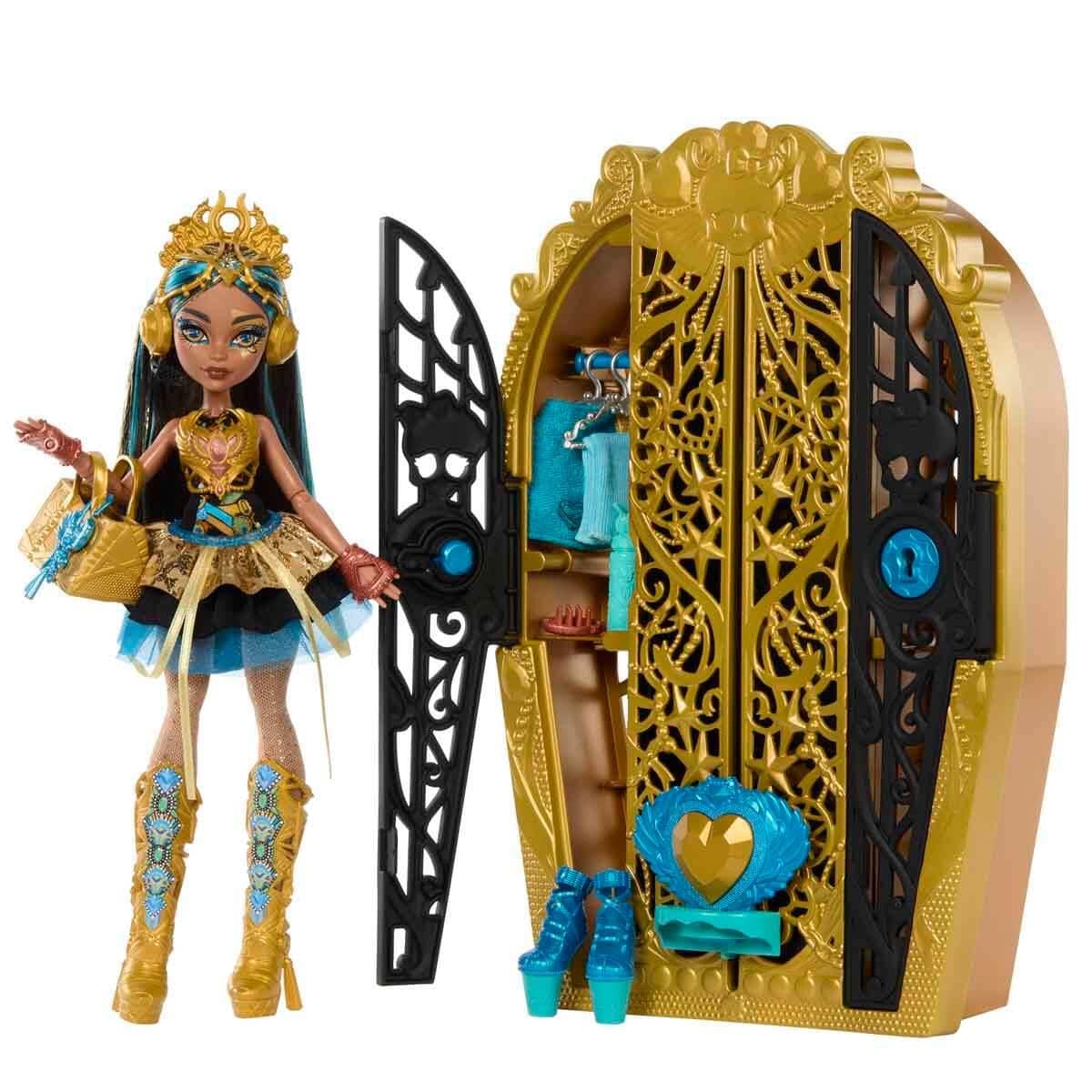 Manken Bebekler, Monster High, Monster Mysteries ile Gizemli Arkadaşlar HYB12 HXH86 Cleo Denile
