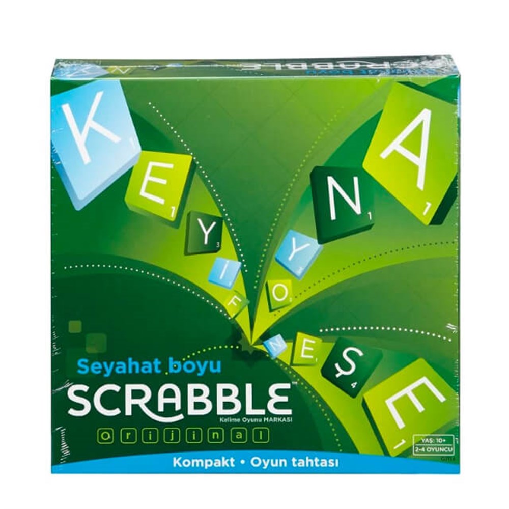 Masa Oyunları, Mattel Games, Scrabble Travel Türkçe Seyahat Boyu CJT14