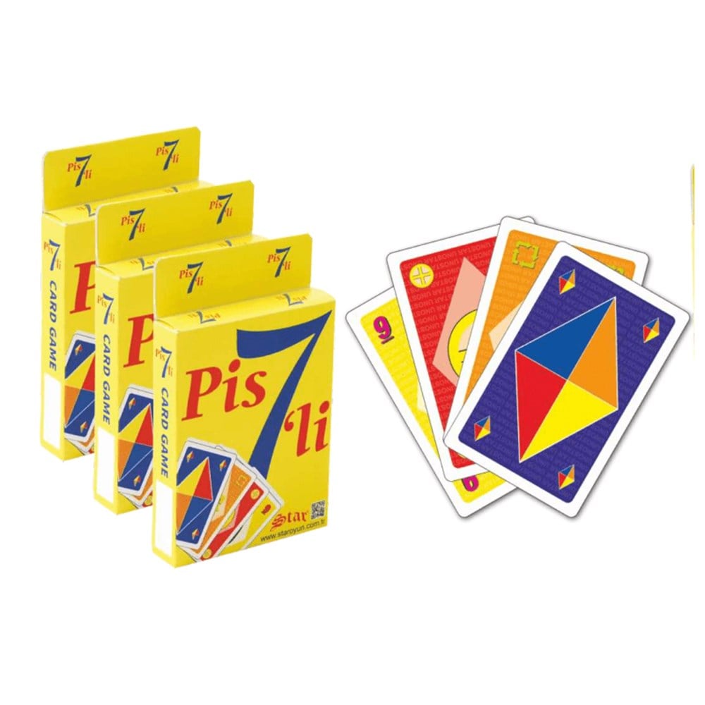 Masa Oyunları, Star Oyun, Star Pis 7li Eğlenceli Kart Oyunu