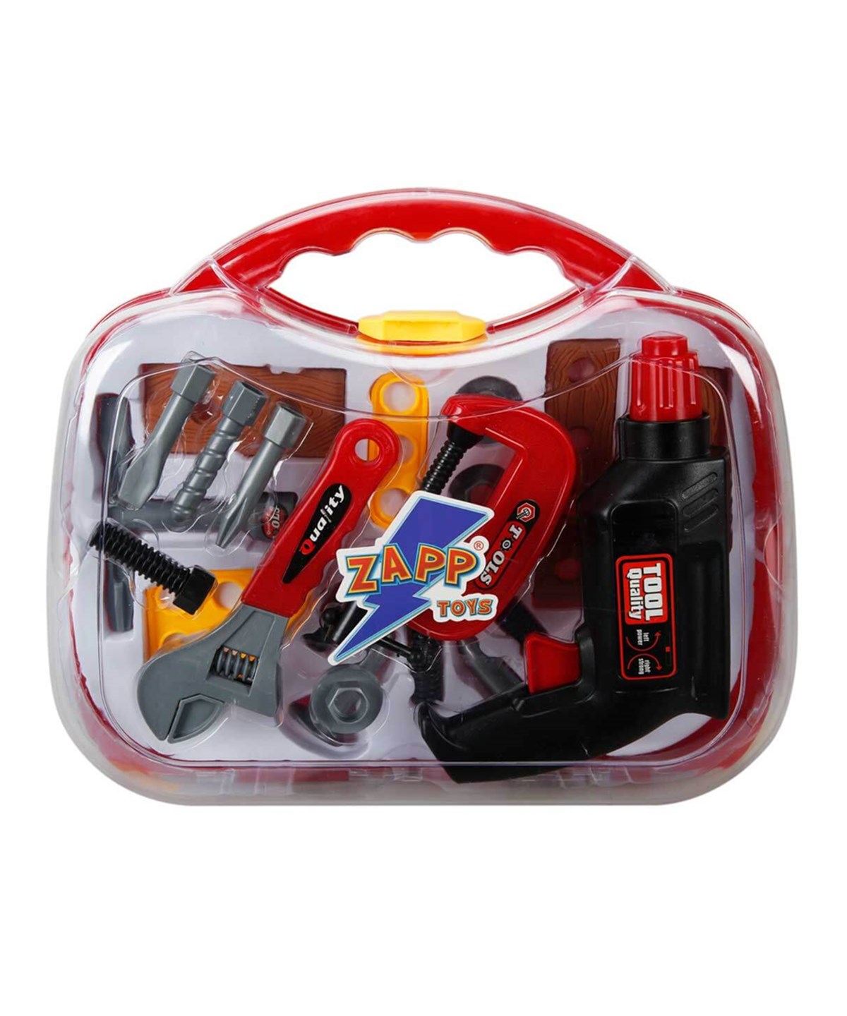 Mesleki Oyuncaklar, Sunman, Zapp Toys Çantalı Tamir Seti 00008 Anahtarlı Set