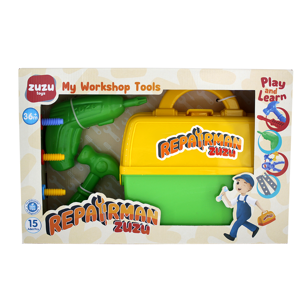Mesleki Oyuncaklar, ZUZU TOYS, Zuzu Toys Tamirci Zuzu Kutulu