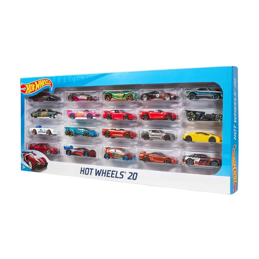 Metal Model Arabalar, Hot Wheels, Hot Wheels 20'li Araba Seti H7045