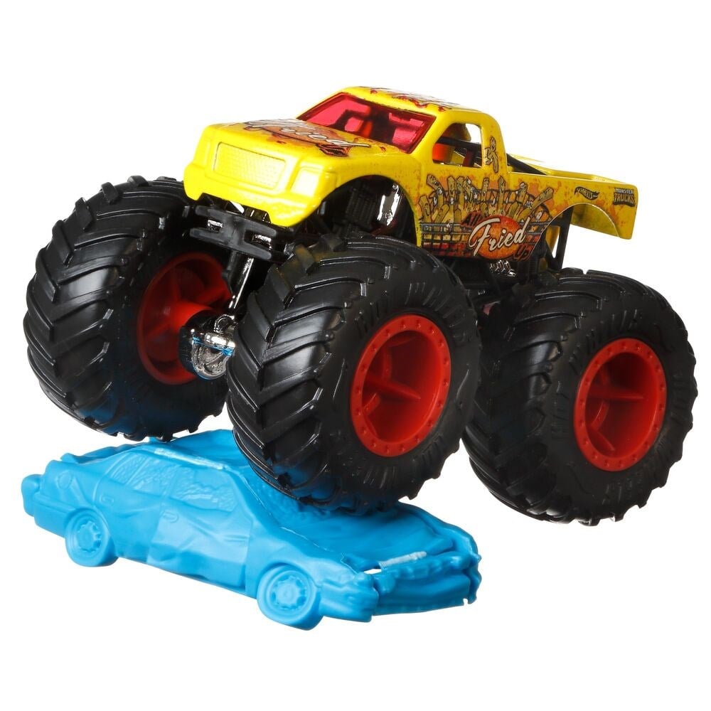 887961705393, Metal Model Arabalar, Hot Wheels, Hot Wheels Monster Trucks 1:64 Arabalar FYJ44 GJD91 All Fried Up