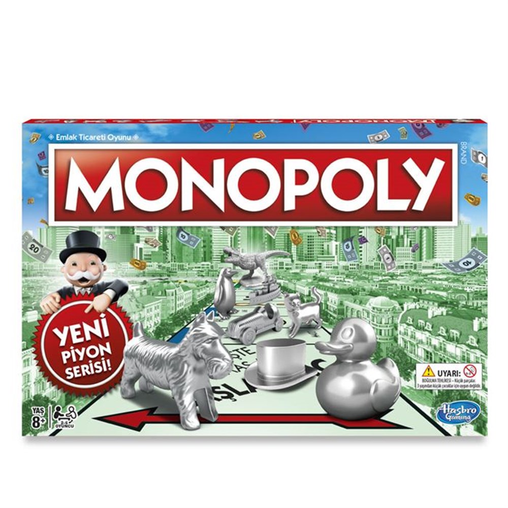 Monopoly Emlak Ticareti Oyunu C1009 Hasbro