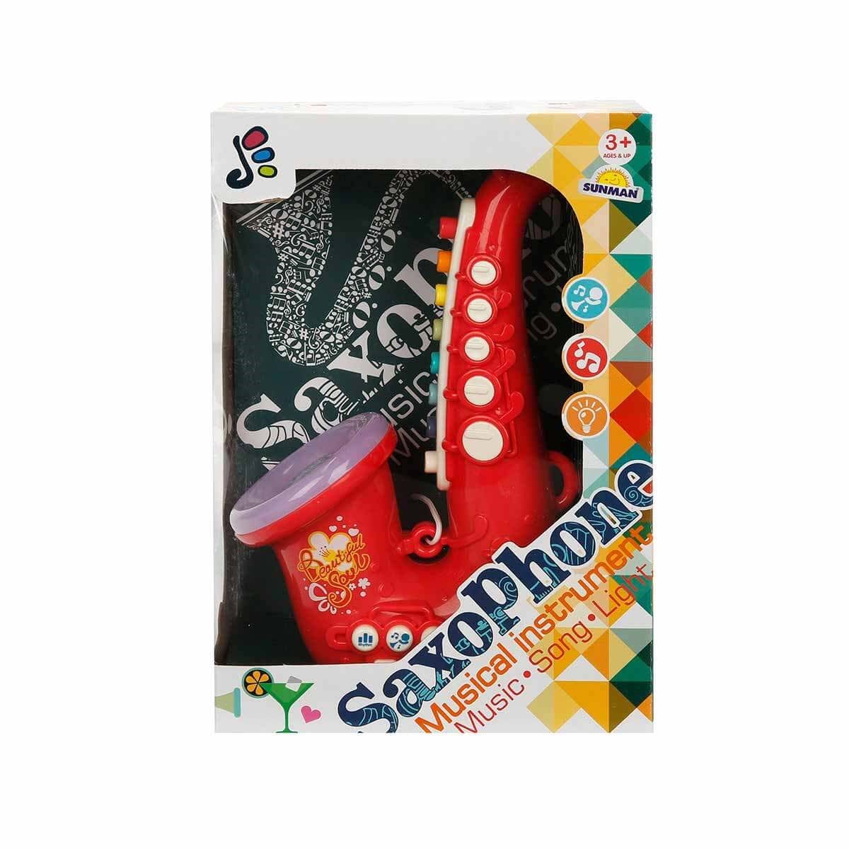 Müzik Aletleri, Sunman, Sunman Işıklı Saksafon 31599 Kırmızı