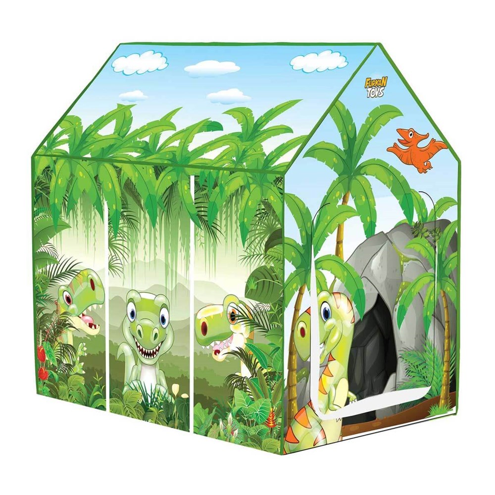 Dino Oyun Evi Kolay Kurulumlu Çocuk Oyun Çadırı 100x100x68cm