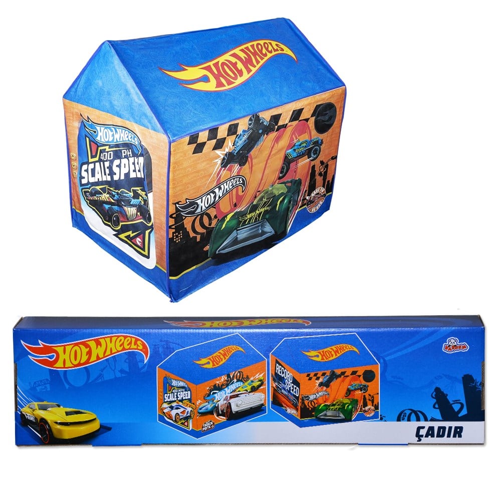 Hot Wheels Mavi Ev Oyun Çadırı Çocuk Çadır
