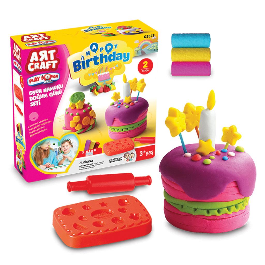 Oyun Hamuru ve Slime, Dede, Art Craft Doğum Günü Oyun Hamuru Seti